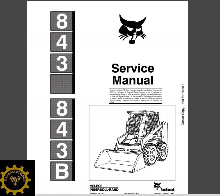 Bobcat Service Library [03.2019] Service, Operator, Maintenance, Bulletines  – Machine Catalogic